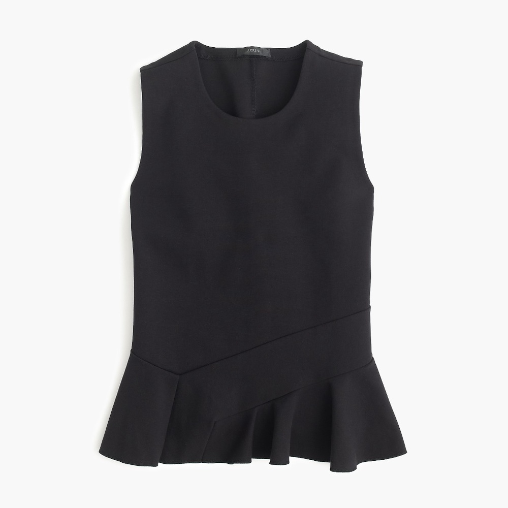 J. Crew Structured Flutter-Hem Top Size Xs - image 3
